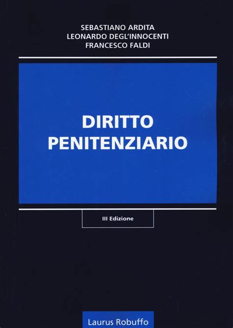 Read Online Diritto Penitenziario 