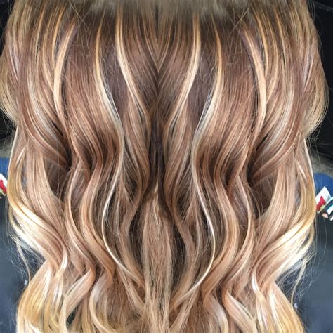  - Dirty blonde with caramel highlights