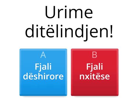 disa fjali deshirore