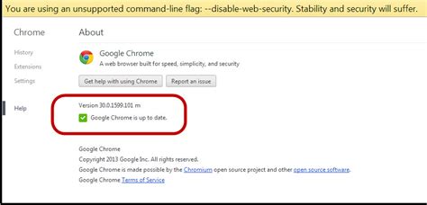 Disable Web Security Chrome Android