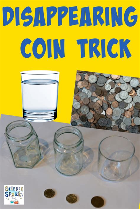 Disappearing Coin Trick Science Sparks Science Trick - Science Trick