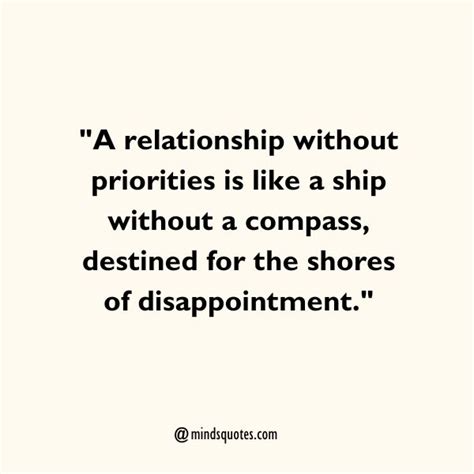 Disappointment Relationship Priority Quotes