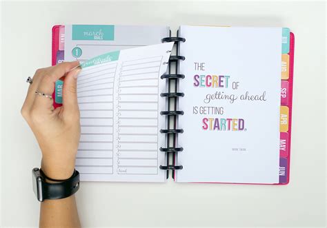 Disc Bound Planner Accessories