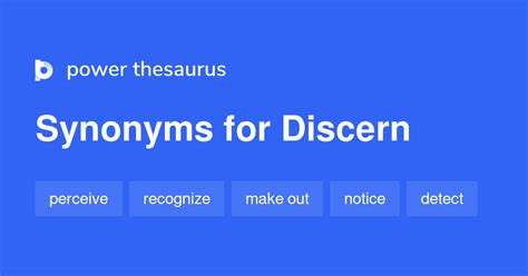 Discern Synonym