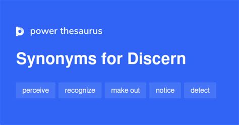 Discern Thesaurus