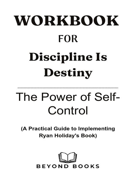Discipline Is Destiny