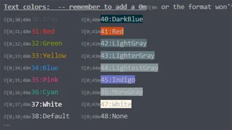 discord colored text