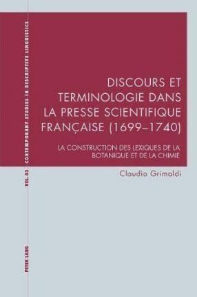 Discours Et Terminologie Dans La Presse Scientifi