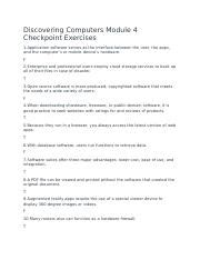 Discovering Computers 2016 Checkpoint Answers