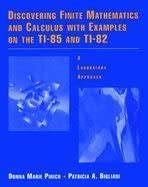 discovering finite mathematics and calculus with e