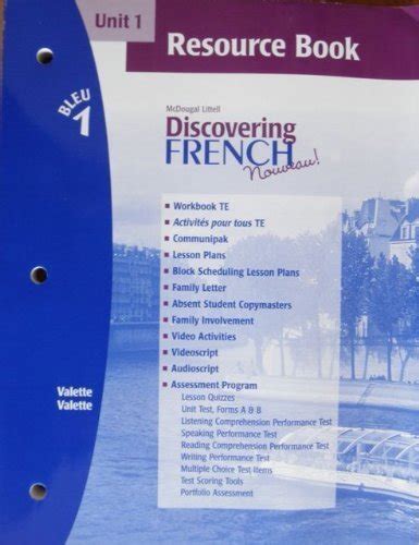 Read Discovering French Novveau Unit 1 Resource Book Bleu 1 