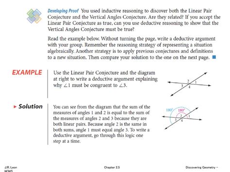 Read Discovering Geometry Answers Chapter 2 