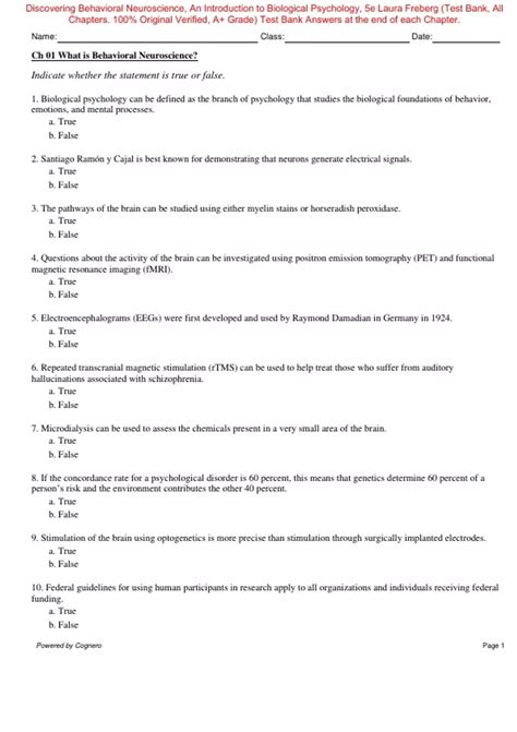 Download Discovering Psychology 5Th Edition Test Questions 