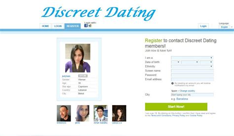 discreet dating community