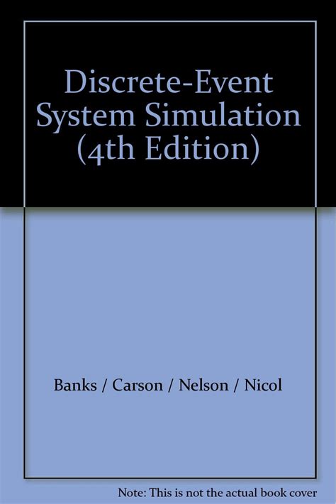 Discrete Event System Simulation 4th Edition