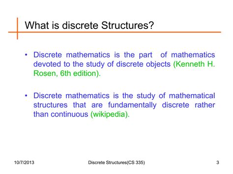 discrete structures 2330