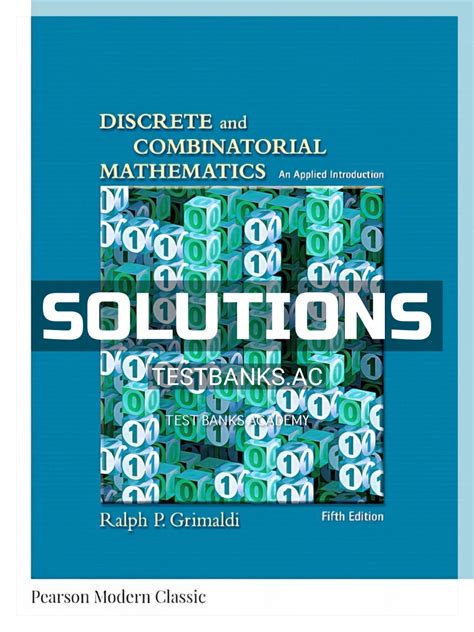 Read Online Discrete And Combinatorial Mathematics Solutions Grimaldi 5Th 