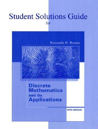 Full Download Discrete Math Rosen Student Solutions Manual 