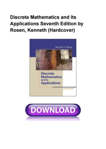 Read Discrete Mathematics 7Th Edition Hardcover 
