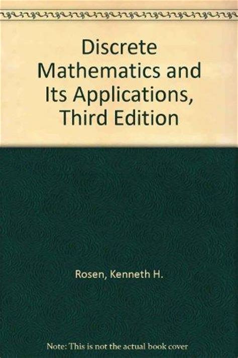 Read Discrete Mathematics Its Applications 3Rd Edition 