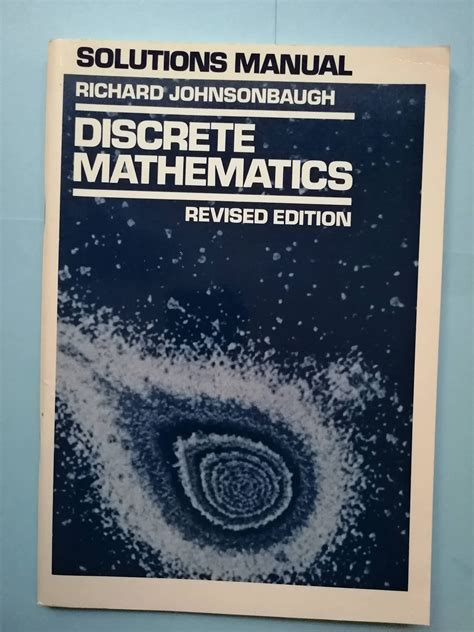 Download Discrete Mathematics Johnsonbaugh Solutions Manual Pdf 