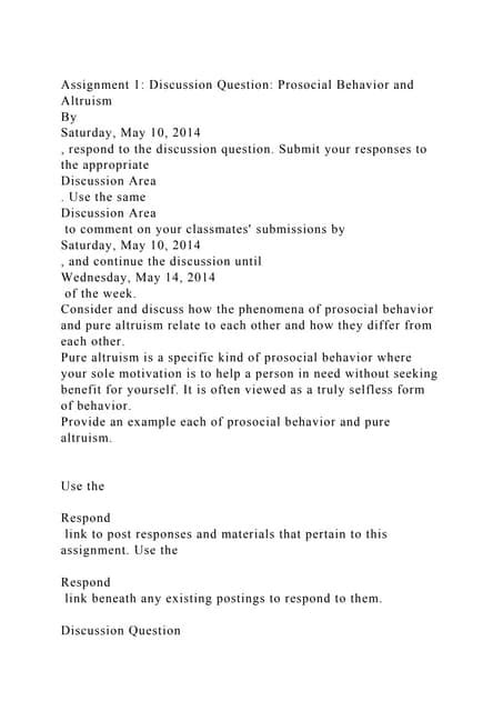 discussion assignment 1 behavior of gases