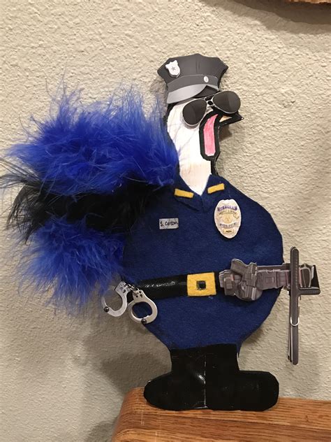 Disguise A Turkey As A Police Officer Printable Police Officer Printable Craft - Police Officer Printable Craft