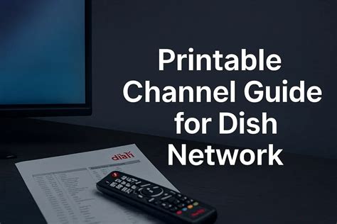 Dish Tv Network Guide