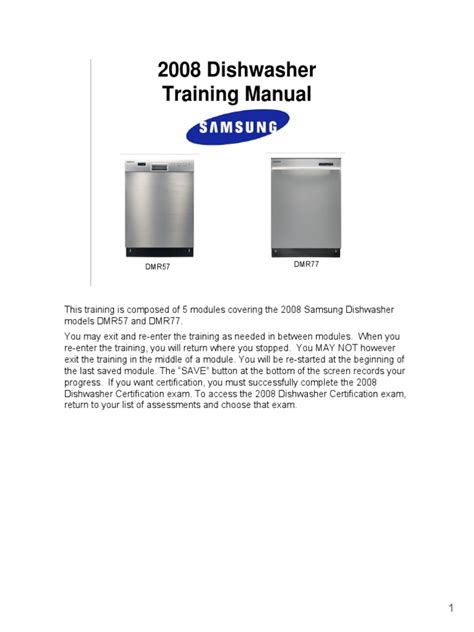 Full Download Dishwasher Training Manual File Type Pdf 