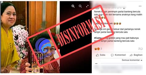 Disinformasi  Foto Puan Maharani Dan Megawati Main Judi Slot - Suka Slot