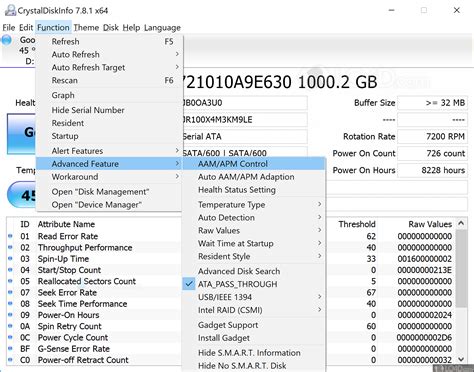 Disk Crystal Info