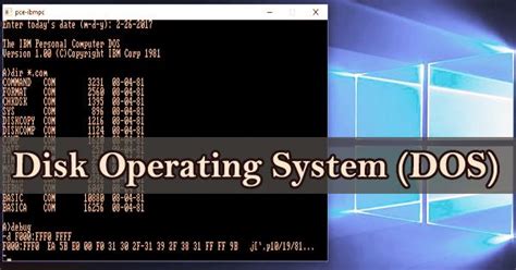 disk operating system dos computer babu