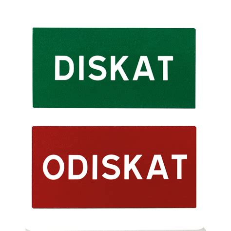 diskat skylt