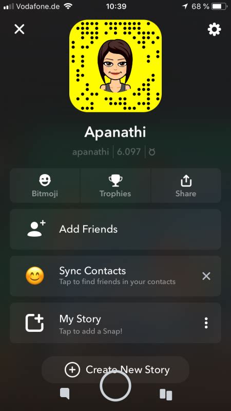 diskretion beim snapchat-profil