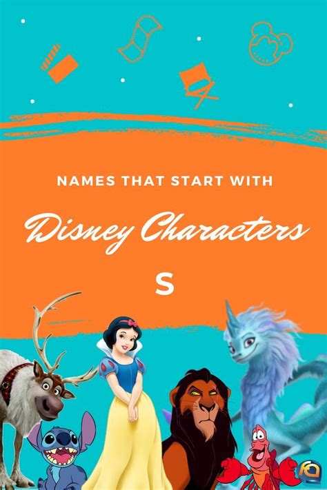 Disney Letter S