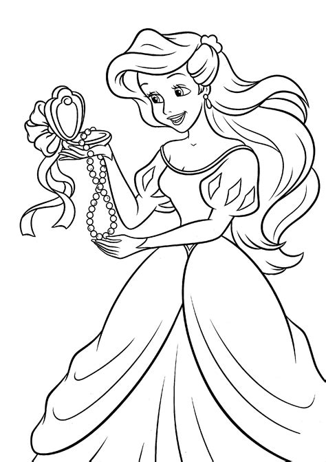 Disney Mermaid Coloring Pages