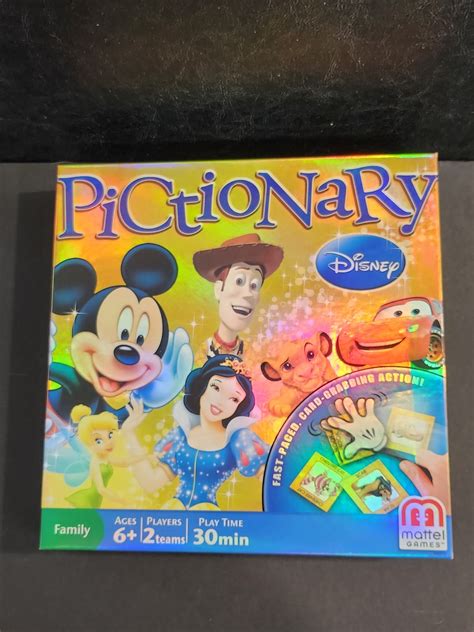 Disney Pictionary Instructions