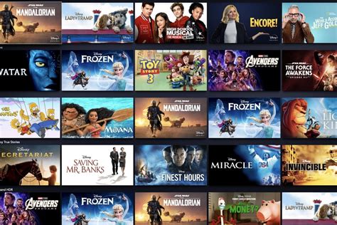 Disney Plus Browse Catalog