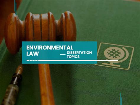 Dissertation On Environmental Law