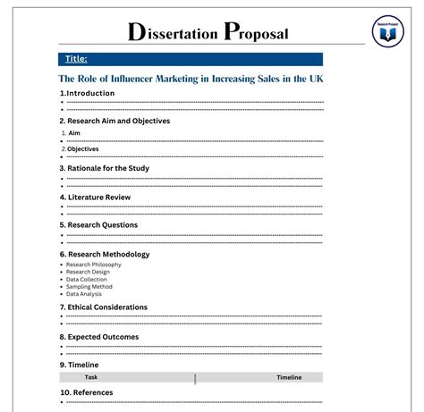 dissertation proposal report example