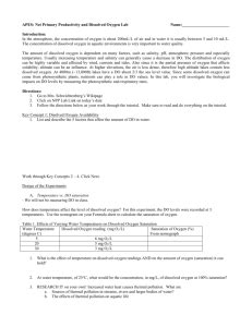 Full Download Dissolved Oxygen Lab Answers 