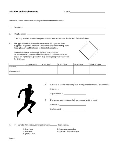 Distance And Displacement Worksheet Answers Position Distance And Displacement Worksheet Answers - Position Distance And Displacement Worksheet Answers