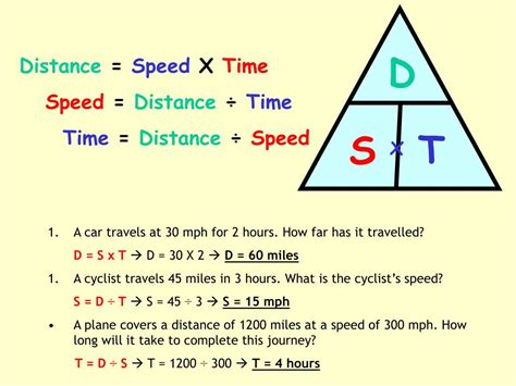 Distance Speed And Time Distance Speed And Time Distance Science - Distance Science