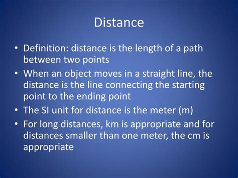 Distance Wikipedia Distance Science - Distance Science
