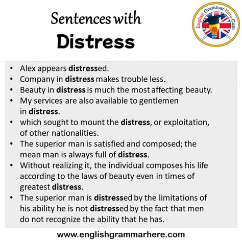 distress english