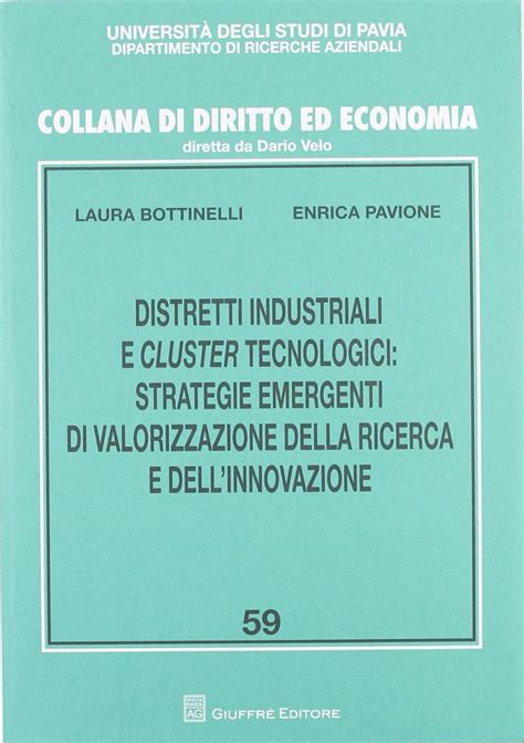 Read Online Distretti Industriali E Cluster Tecnologici Strategie Emergenti Di Valorizzazione Della Ricerca E Dellinnovazione 