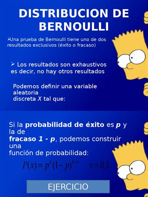 Distribucion De Bernoulli