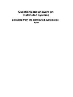 distributed systems questions answers