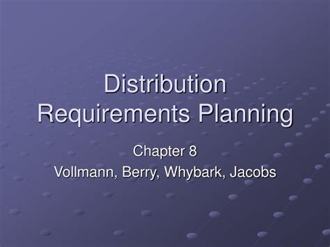 Full Download Distribution Requirements Planning Chapter 8 