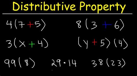 Distributive Property Of Multiplication And Division With Division With Distributive Property - Division With Distributive Property